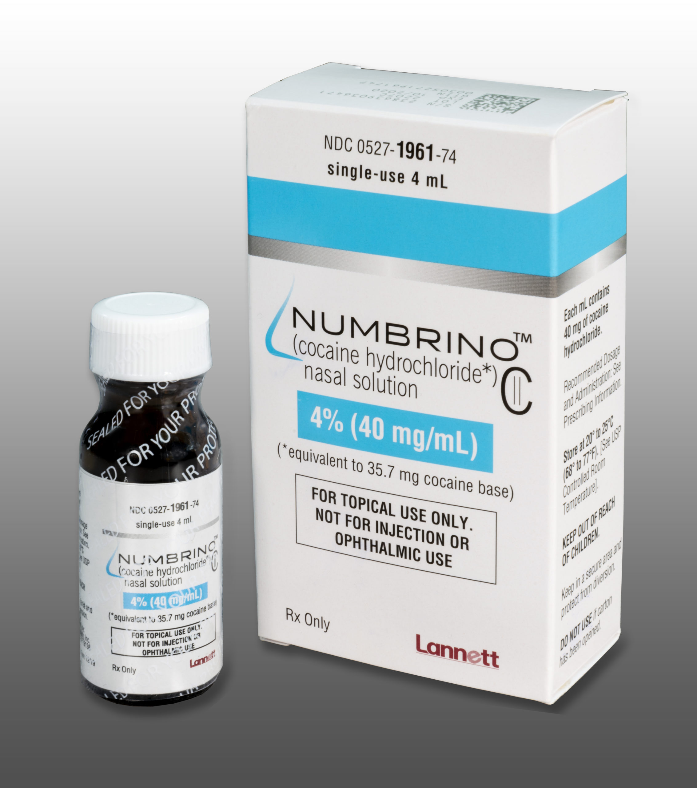 Numbrino™ (Cocaine Hydrochloride Nasal Solution) (CII)